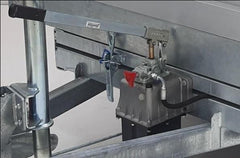 Remorque Benne ridelles grillagées 2 essieux de 750 kg 312 x 158 Pompe de levage électrique