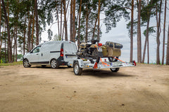 Remorque timon pliable porte-moto / porte-quad MOTOQUAD 266 750 kg